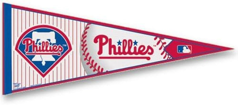 Philadelphia Phillies Pennant 12x30 Throwback