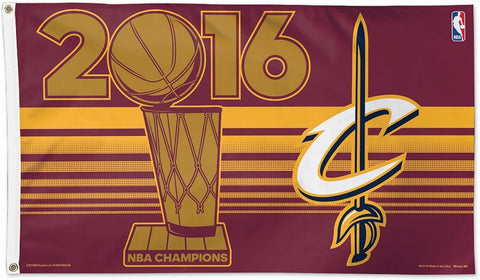 Cleveland Cavaliers Flag 3x5 Deluxe Style Celebration w/o Players 2016 Champions Design