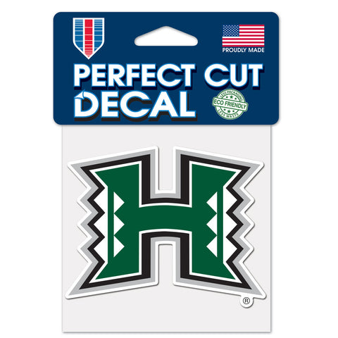 Hawaii Rainbow Warriors Decal 4x4 Perfect Cut Color