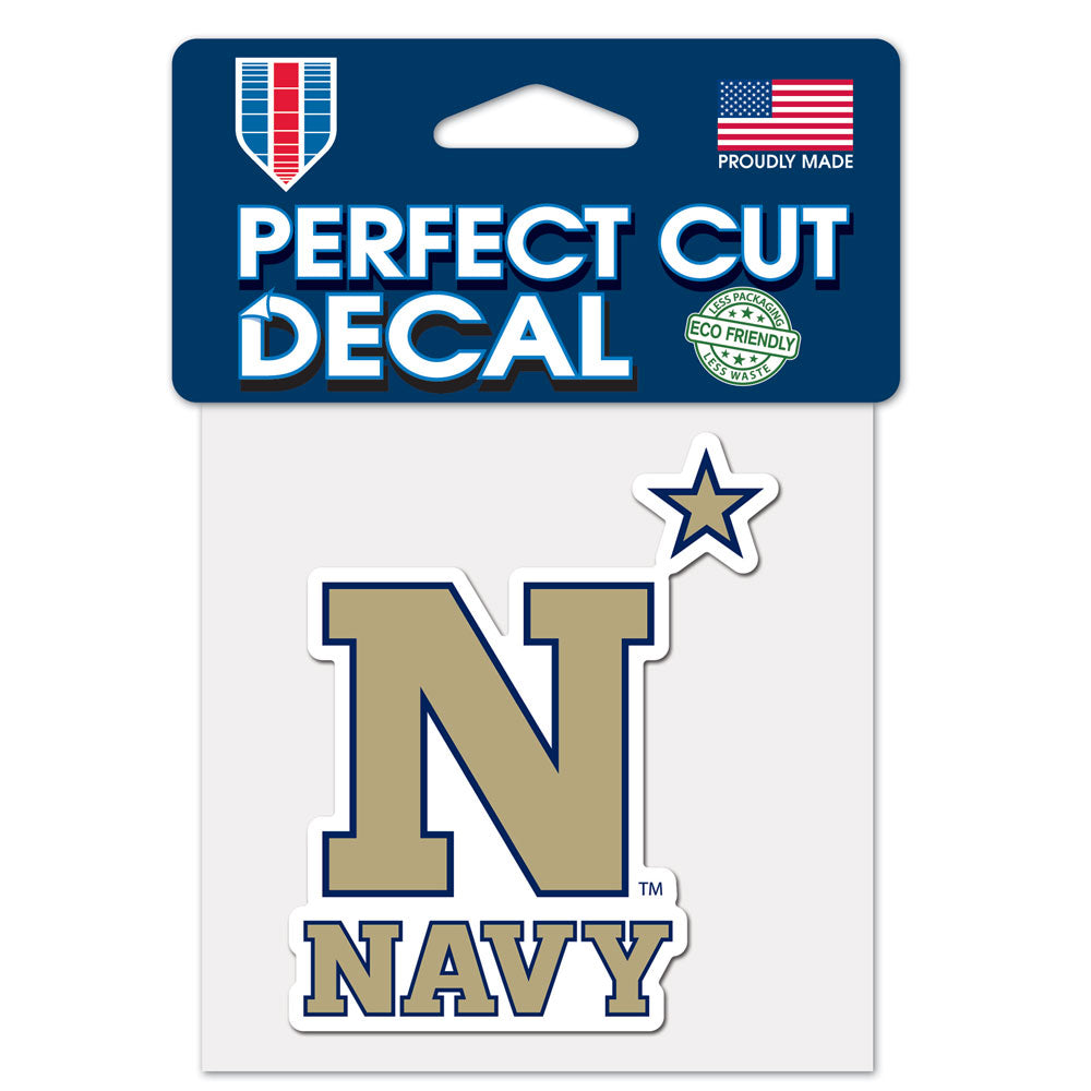 U. S. Navy Midshipmen Decal 4x4 Perfect Cut Color