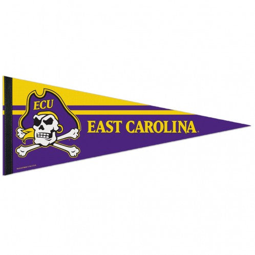 East Carolina Pirates Pennant 12x30 Premium Style Special Order