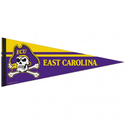 East Carolina Pirates Pennant 12x30 Premium Style Special Order