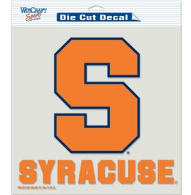Syracuse Orangemen Decal 8x8 Perfect Cut Color Special Order