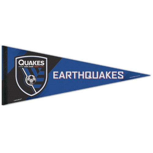 San Jose Earthquakes Pennant 12x30 Premium Style Special Order
