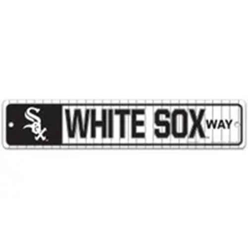Chicago White Sox Sign 3.75x19 Plastic Street Style Special Order