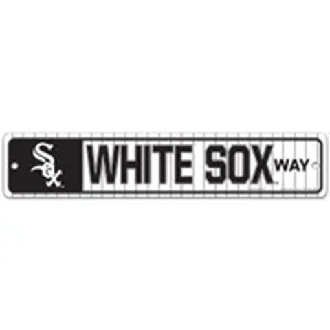 Chicago White Sox Sign 3.75x19 Plastic Street Style Special Order