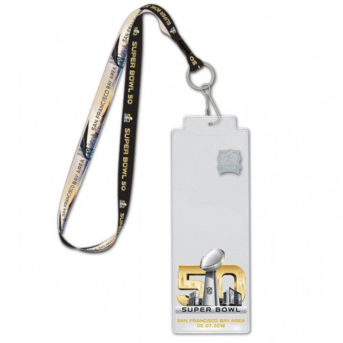 NFL Lanyard with Credential Holder and Pin 50 Design CO