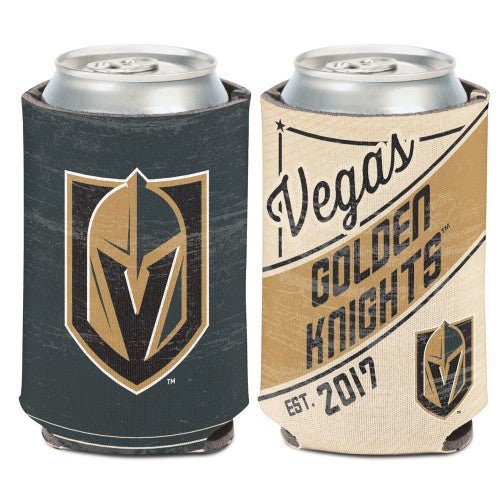 Las Vegas Golden Knights Can Cooler Vintage Design