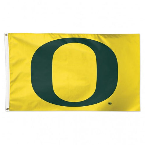 Oregon Ducks Flag 3x5 Deluxe Black Yellow Special Order