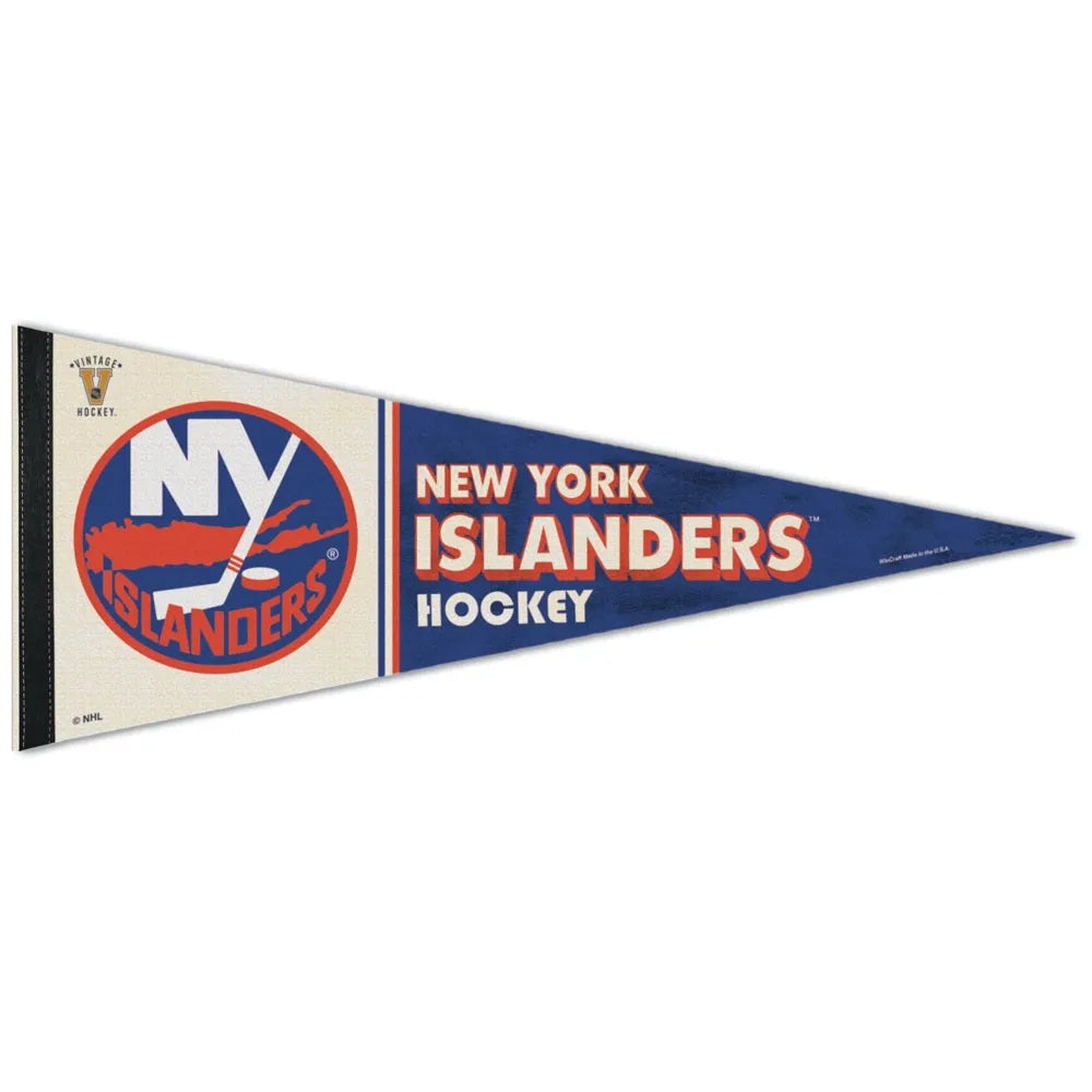 New York Islanders Pennant 12x30 Premium Style Vintage Design