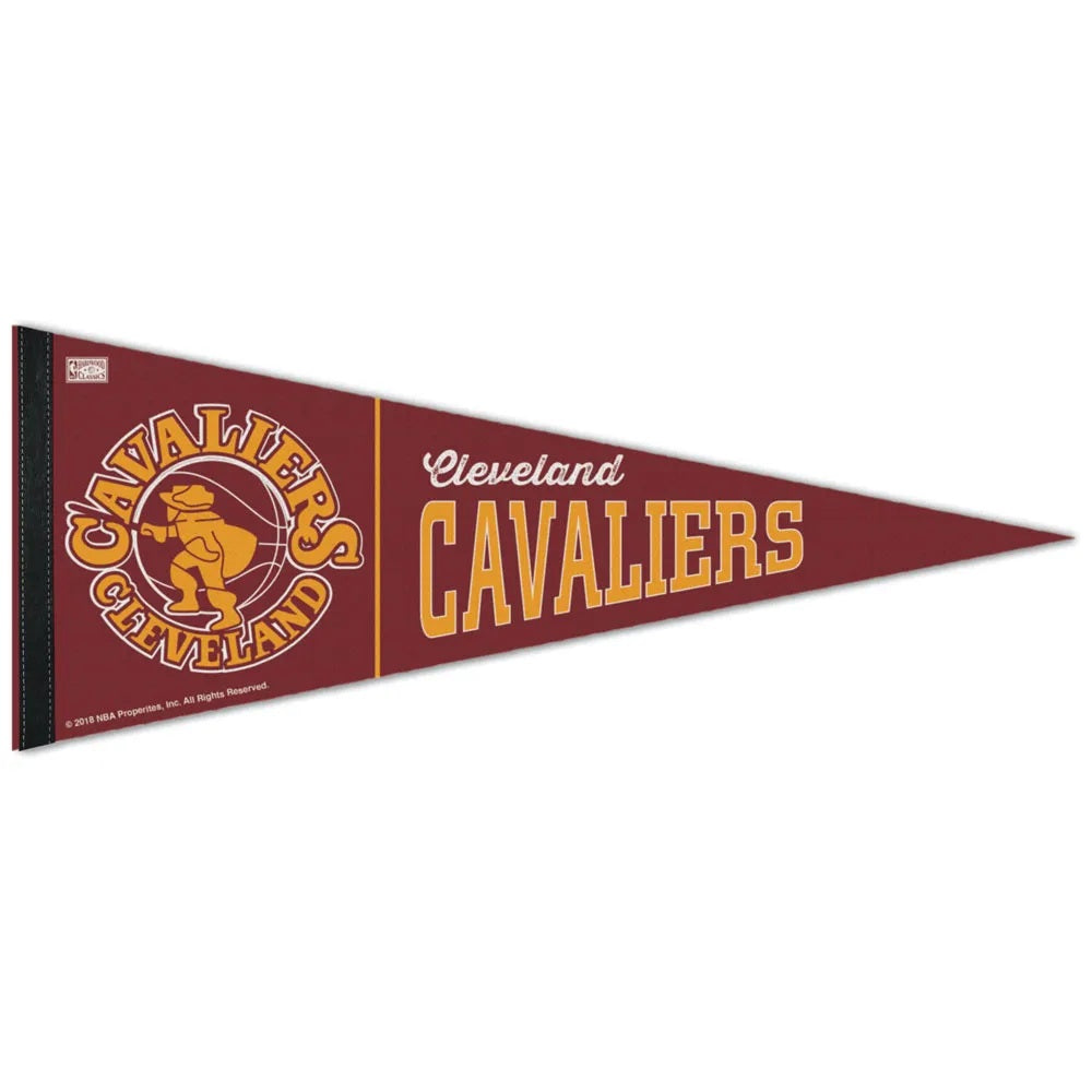 Cleveland Cavaliers Pennant 12x30 Premium Style Hardwood Classic Design