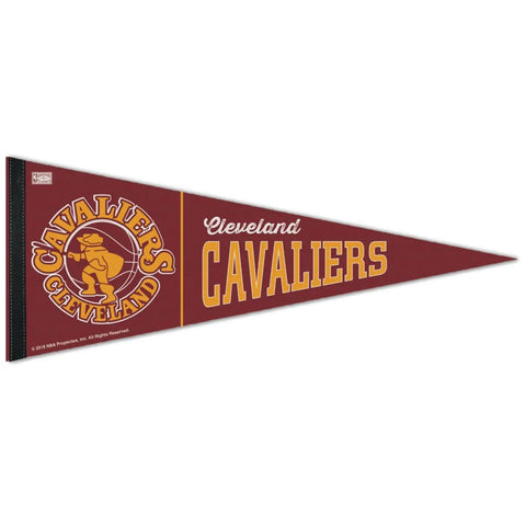 Cleveland Cavaliers Pennant 12x30 Premium Style Hardwood Classic Design