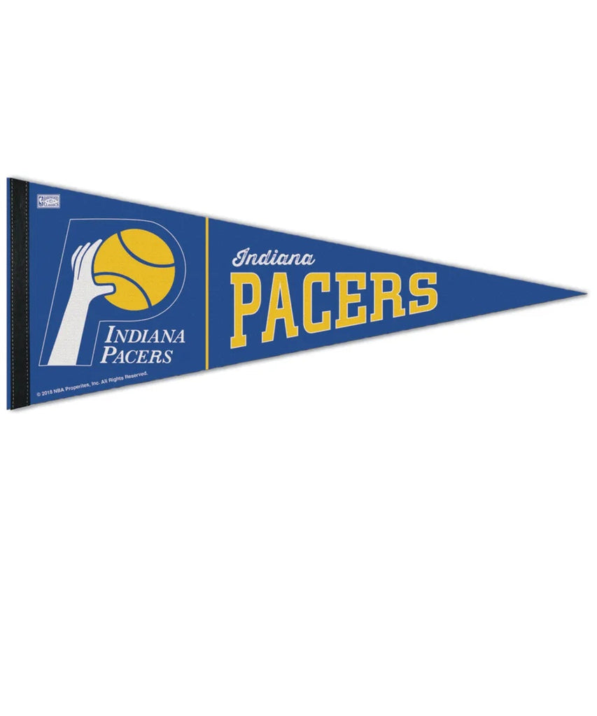 Indiana Pacers Pennant 12x30 Premium Style Hardwoods Design