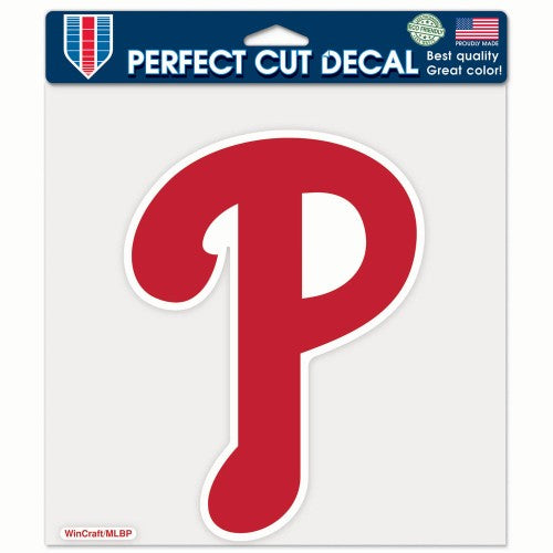 Philadelphia Phillies Decal 8x8 Die Cut Color Special Order
