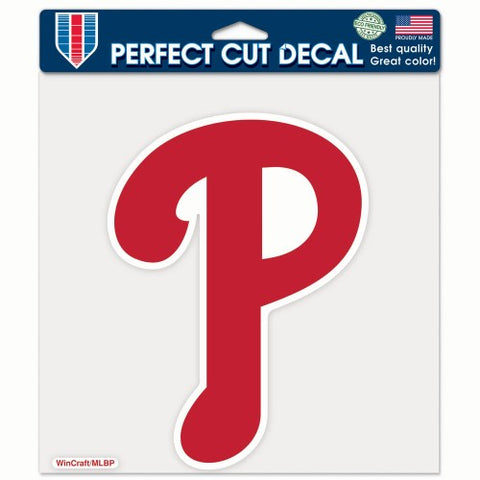 Philadelphia Phillies Decal 8x8 Die Cut Color Special Order