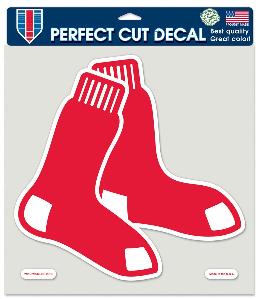 Boston Red Sox Decal 8x8 Die Cut Color