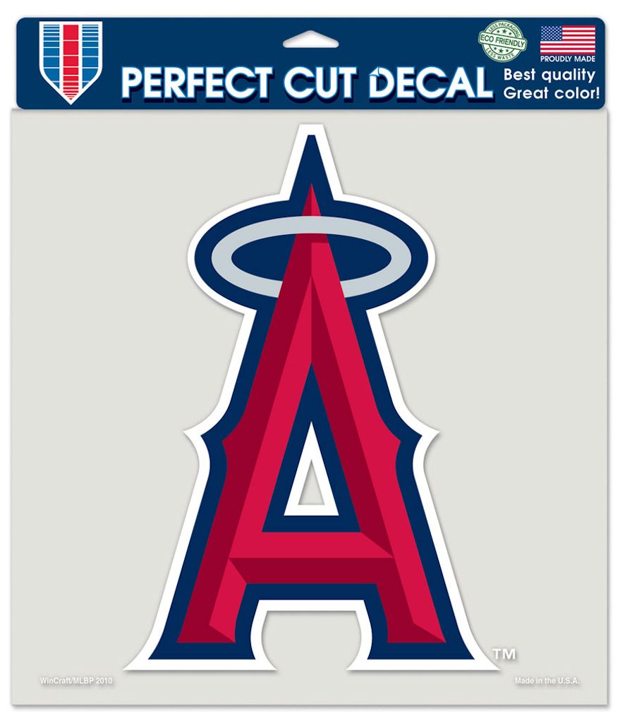 Los Angeles Angels Decal 8x8 Perfect Cut Color