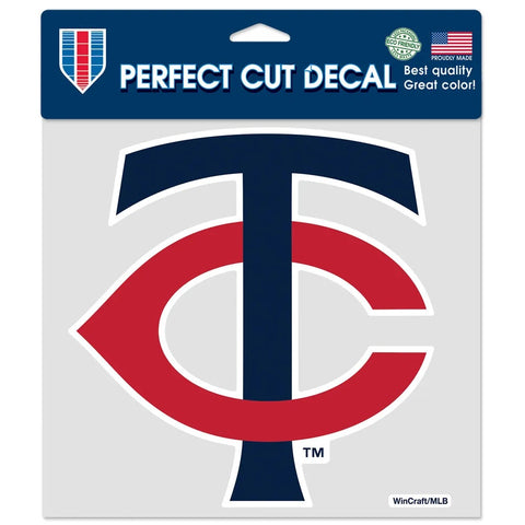 Minnesota Twins Decal 8x8 Die Cut Color