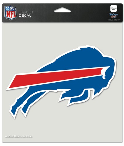 Buffalo Bills Decal 8x8 Die Cut Color