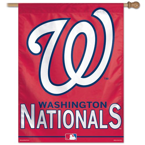 Washington Nationals Banner 28x40 Vertical Alternate Design Special Order