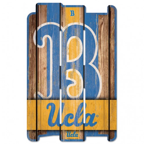 UCLA Bruins Sign 11x17 Wood Fence Style Special Order
