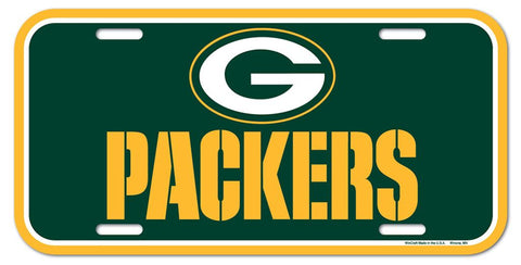Green Bay Packers s License Plate Plastic