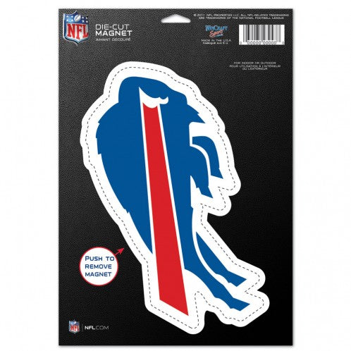 Buffalo Bills Magnet 6.25x9 Die Cut Logo Design Special Order