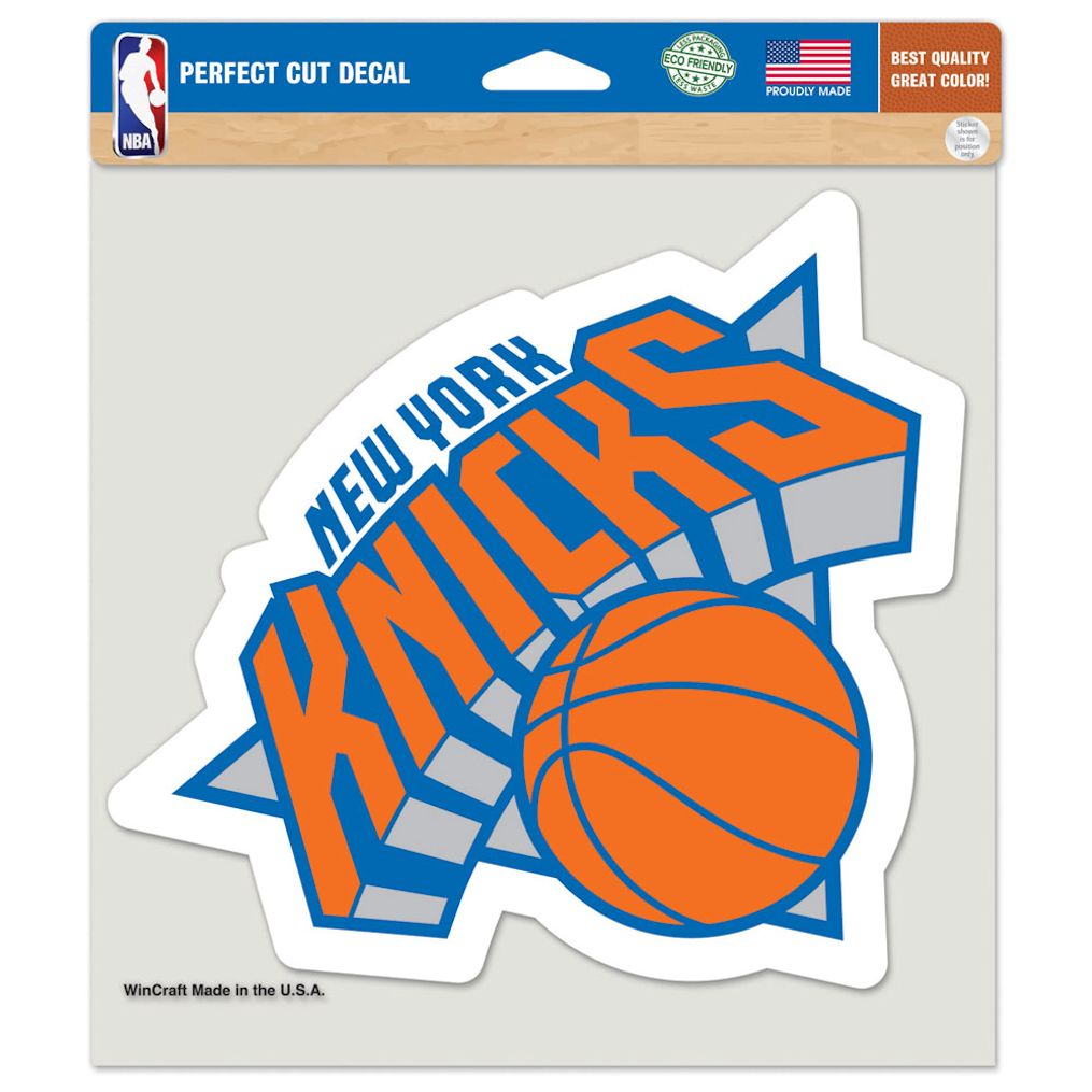 New York Knicks Decal 8x8 Perfect Cut Color Special Order