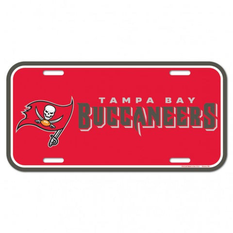 Tampa Bay Buccaneers License Plate Plastic