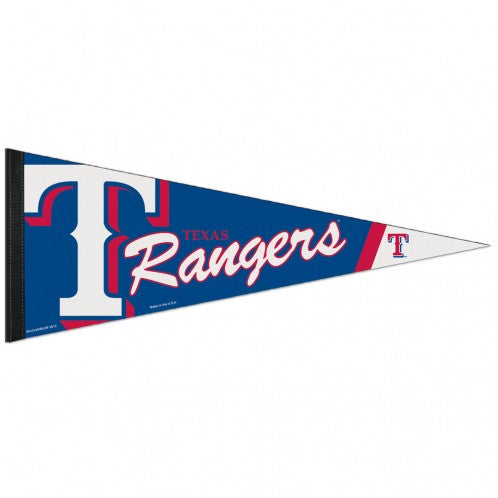 Texas Rangers Pennant 12x30 Premium Style Special Order