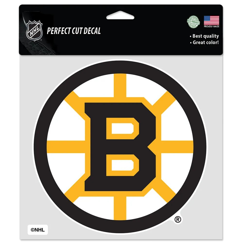 Boston Bruins Decal 8x8 Perfect Cut Color