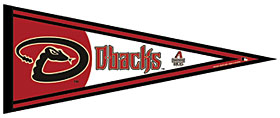 Arizona Diamondbacks Pennant 12x30 Classic Style
