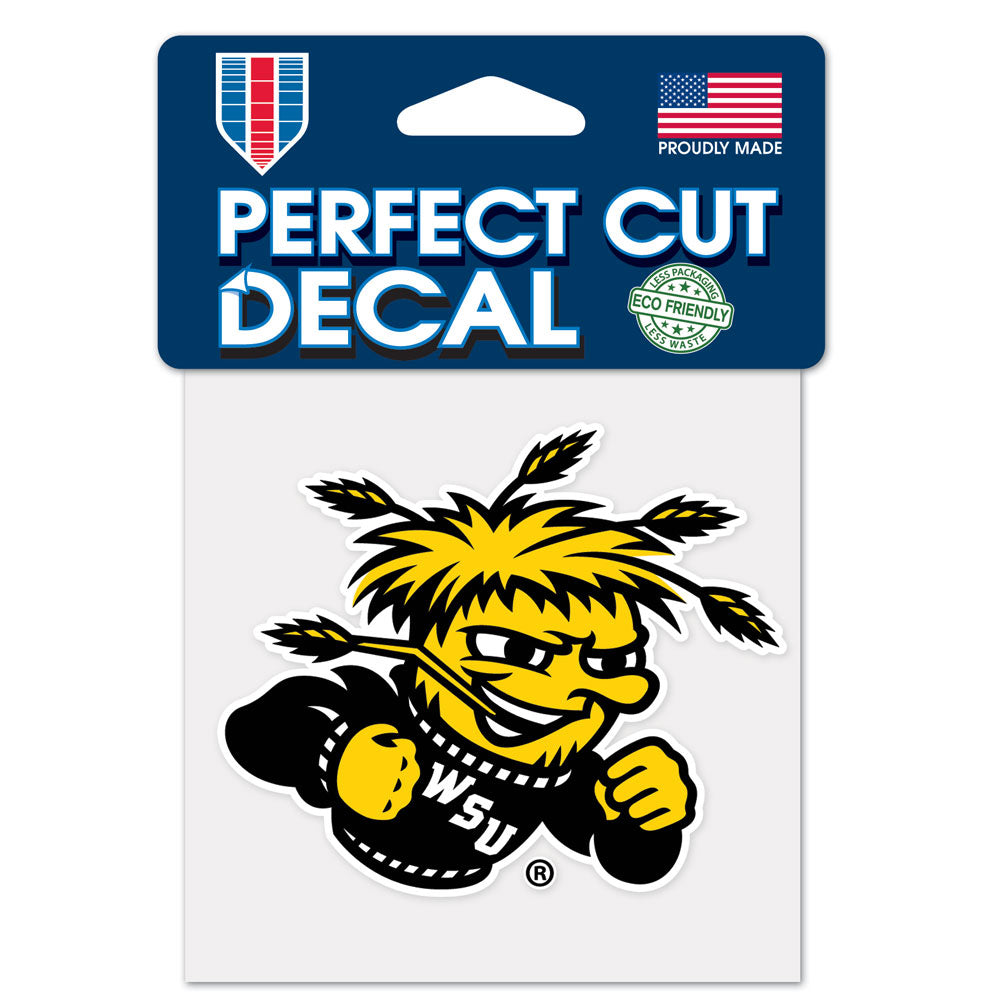 Wichita State Shockers Decal 4x4 Perfect Cut Color Special Order
