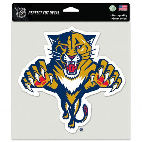 Florida Panthers Decal 8x8 Perfect Cut Color Special Order