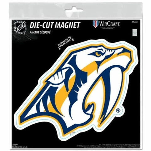 Nashville Predators Magnet 6.25x9 Die Cut Special Order