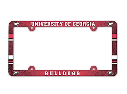 Georgia Bulldogs License Plate Frame Full Color