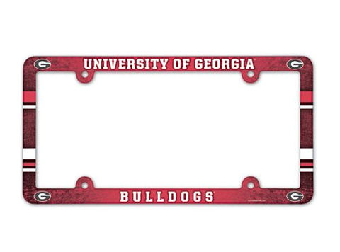 Georgia Bulldogs License Plate Frame Full Color