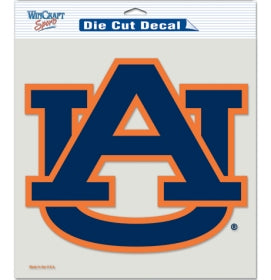 Auburn Tigers Decal 8x8 Perfect Cut Color