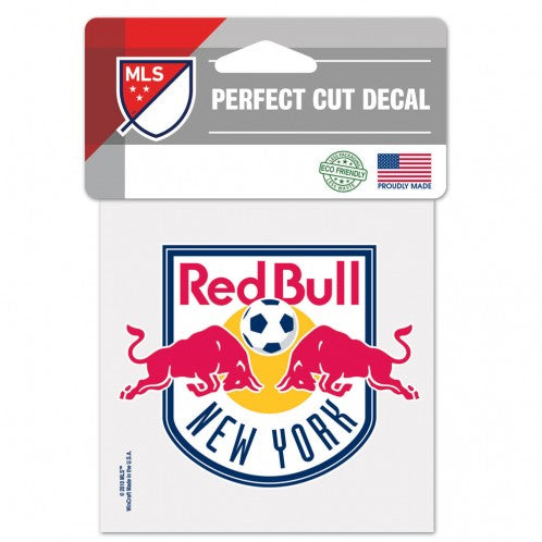 New York Red Bull Decal 4x4 Perfect Cut Color