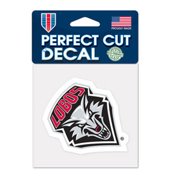 University of New Mexico Lobos Decal 4x4 Perfect Cut Color
