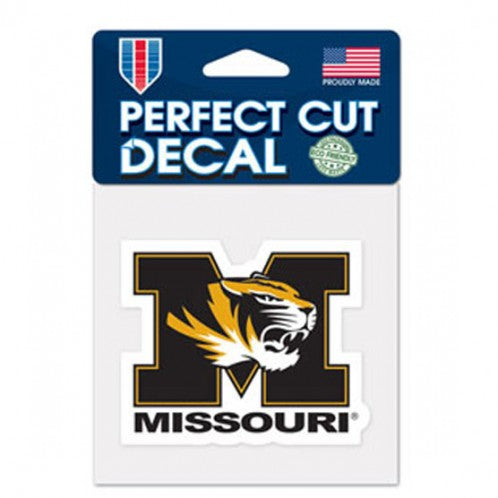Missouri Tigers Decal 4x4 Perfect Cut Color Special Order