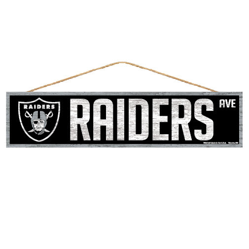 Las Vegas Raiders Sign 4x17 Wood Avenue Design