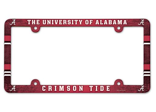 Alabama Crimson Tide License Plate Frame Full Color