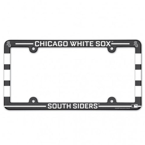 Chicago White Sox License Plate Frame Plastic Full Color Style