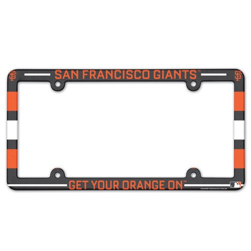 San Francisco Giants License Plate Frame Full Color