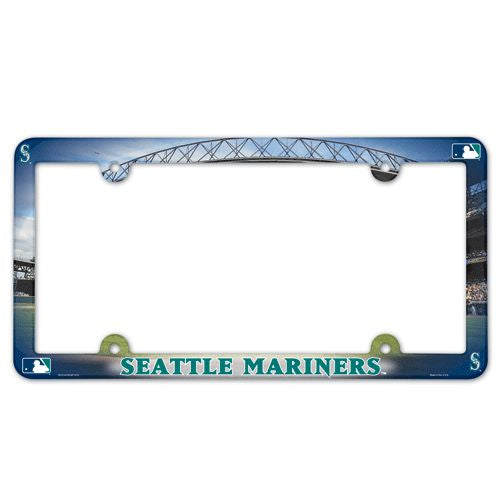 Seattle Mariners License Plate Frame Full Color Special Order