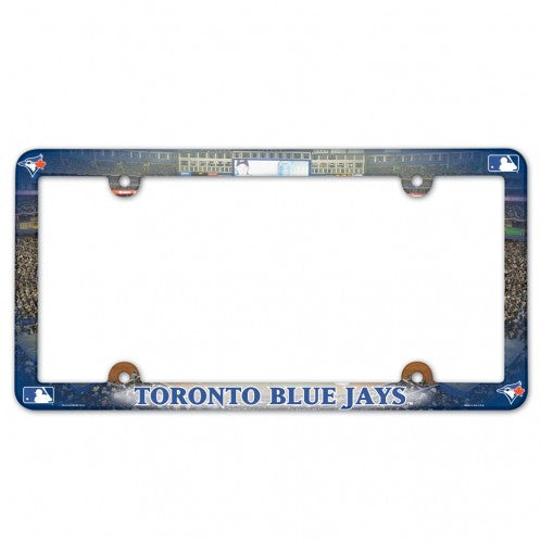 Toronto Blue Jays License Plate Frame Full Color Plastic Special Order