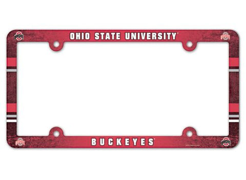Ohio State Buckeyes License Plate Frame Full Color