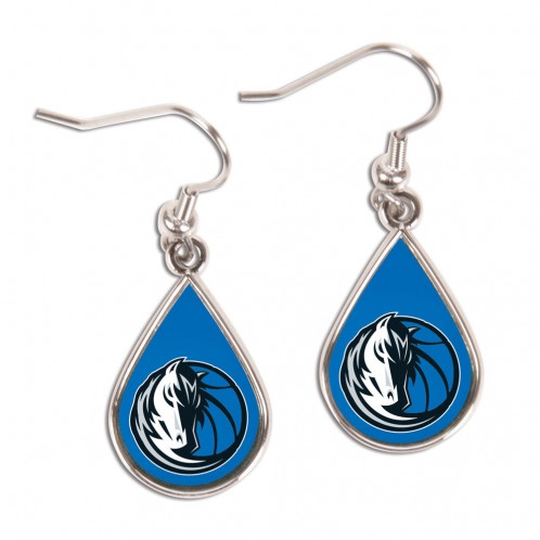 Dallas Mavericks Earrings Tear Drop Style Special Order