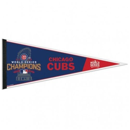 Chicago Cubs Pennant 12x30 2016 World Series Champs Celebration without Players Design